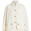 * Nili Lotan Connor Boxy Canvas Jacket | Coats & Jackets