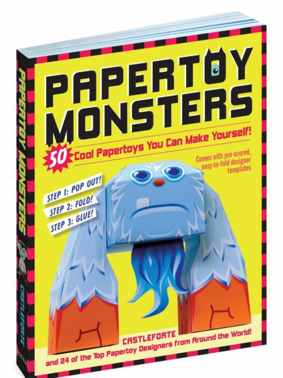 * Workman Publishing Kid'S Papertoy Monsters Book For Kids | Toys & Books