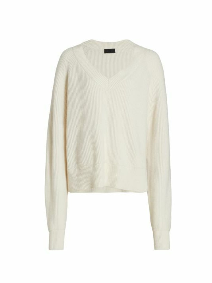 * Nili Lotan Hilma Oversized Ribbed Cashmere Sweater | Sweaters