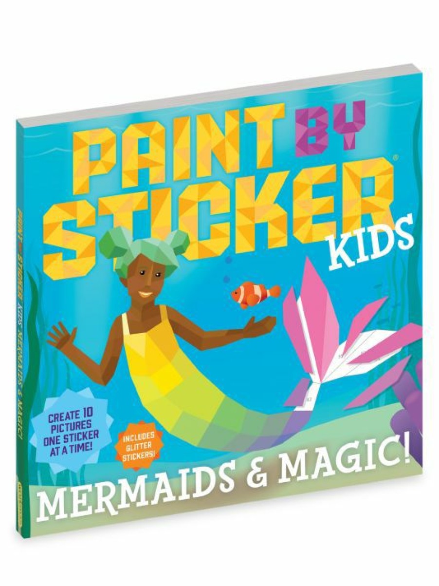 * Workman Publishing Paint By Sticker Kids: Mermaids & Magic! Book For Kids | Toys & Books