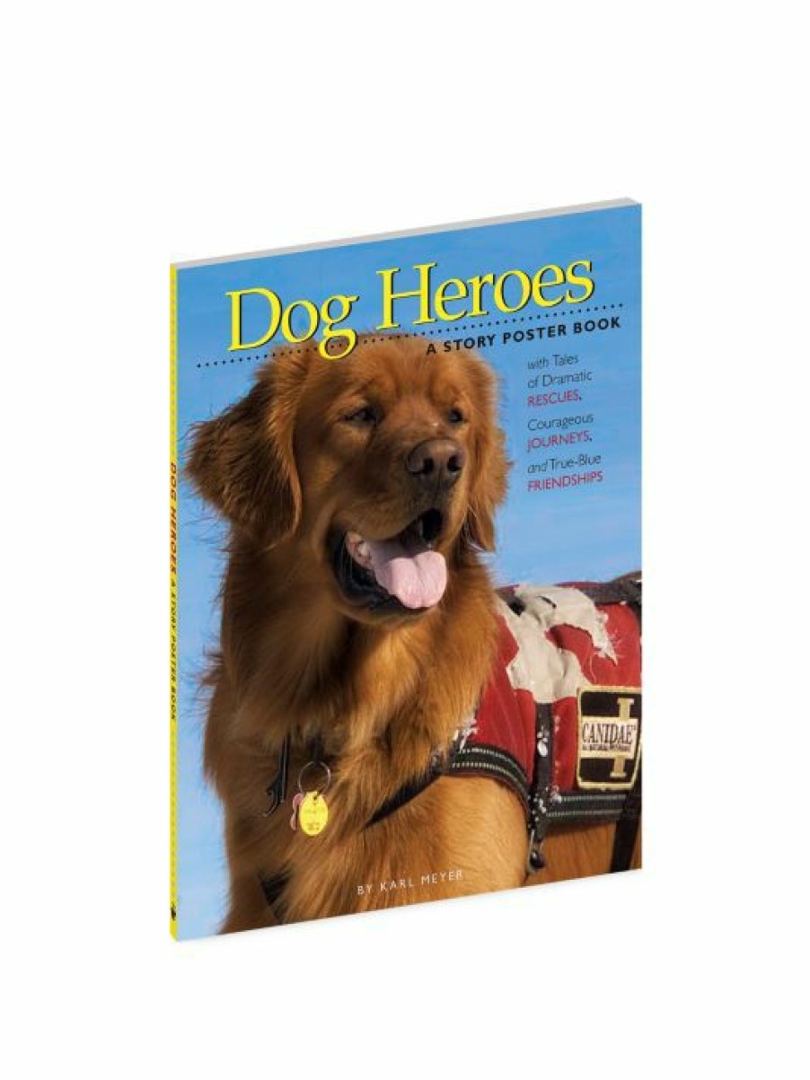 * Workman Publishing Dog Heroes A Story Poster Book For Kids | Toys & Books