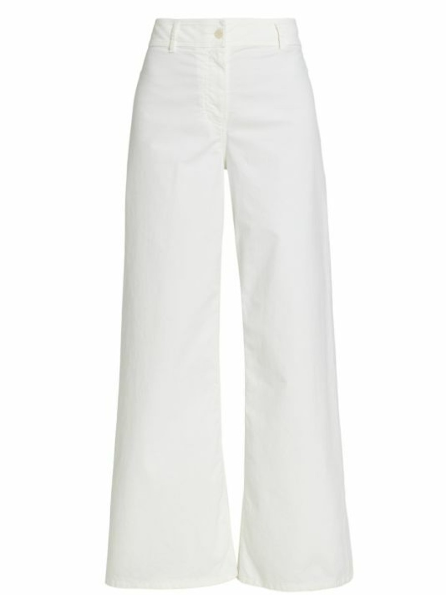 * Nili Lotan Megan Brushed Stretch Twill Wide-Leg Pants | Pants