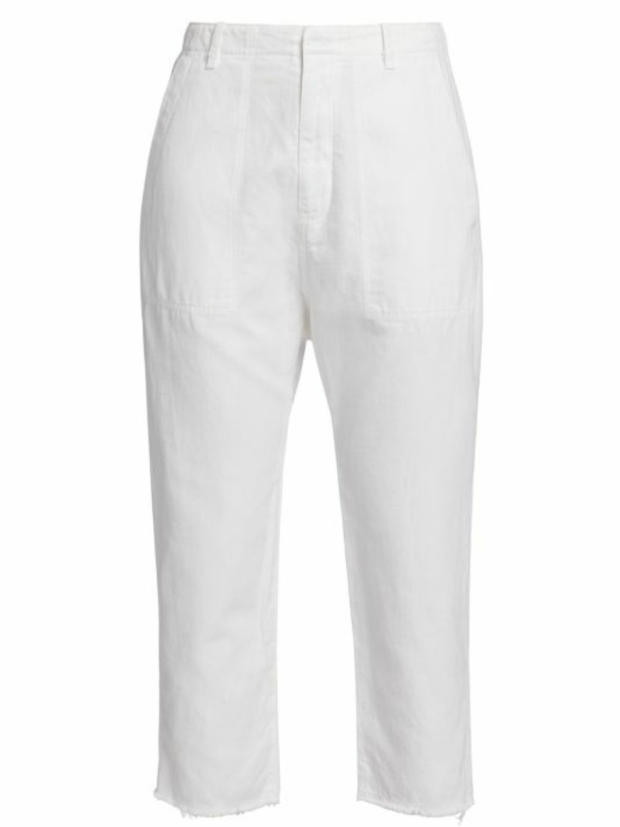 * Nili Lotan Luna Cotton-Linen Pants | Pants