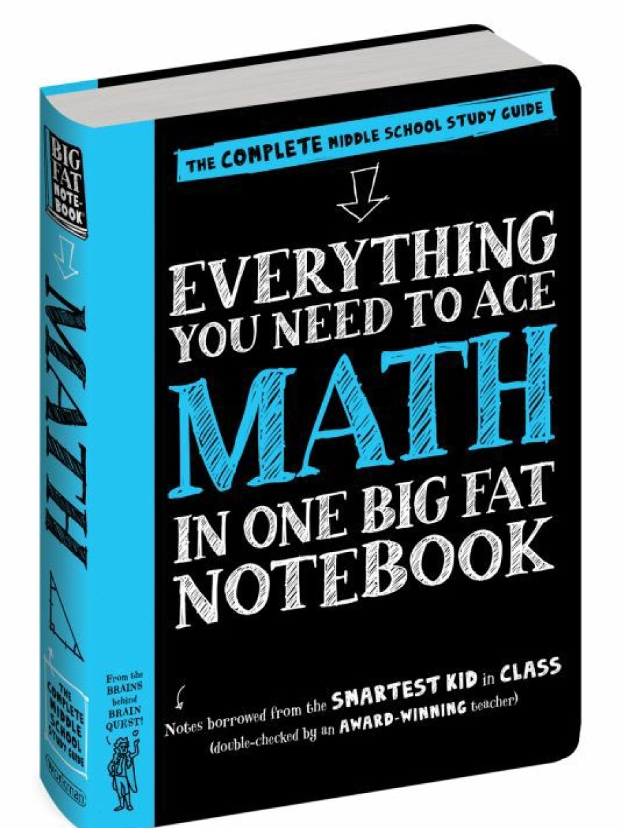 * Workman Publishing Middle School Big Fat Notebooks:Math For Kids | Toys & Books