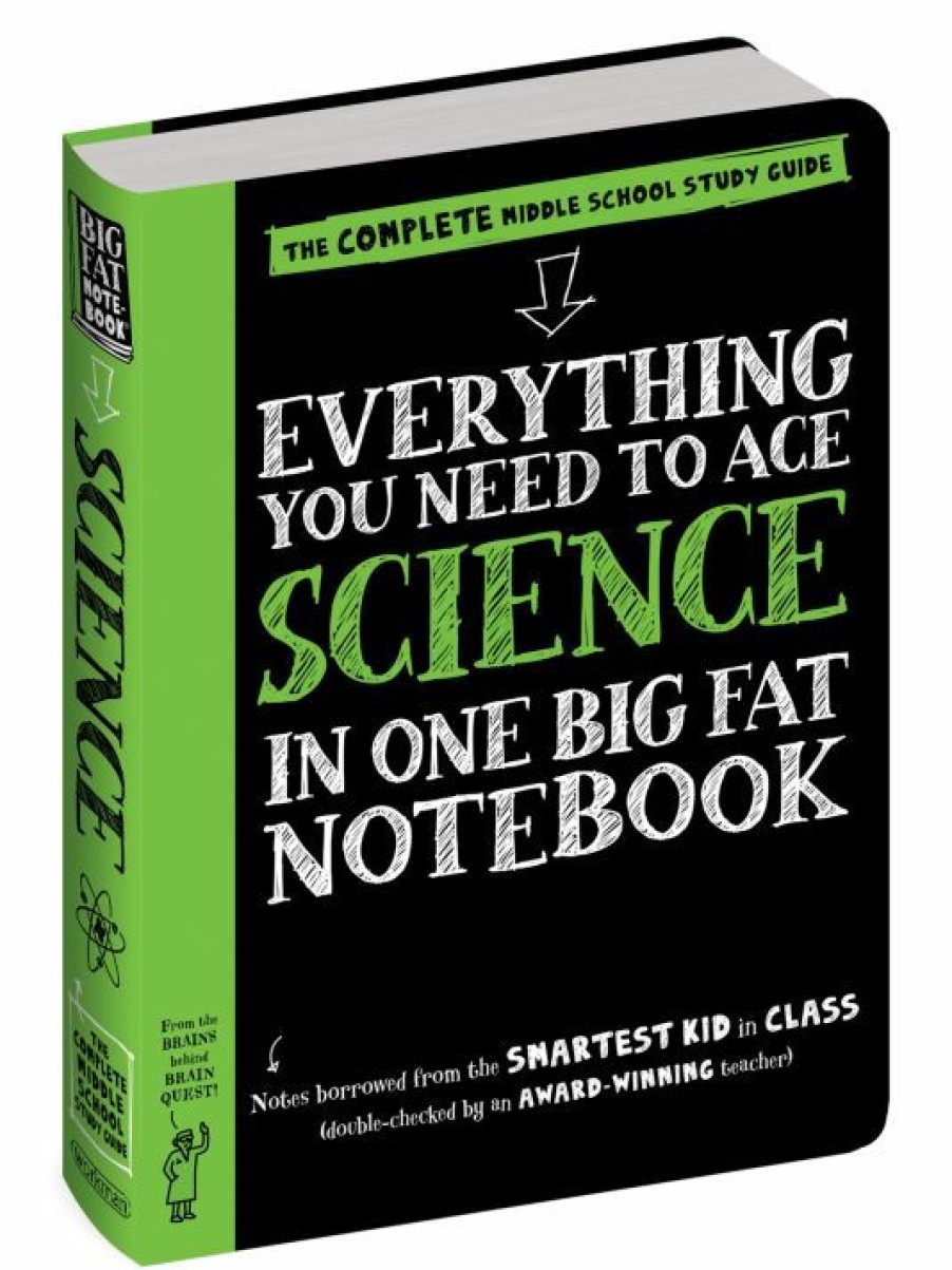 * Workman Publishing Middle School Big Fat Notebooks: Science For Kids | Toys & Books