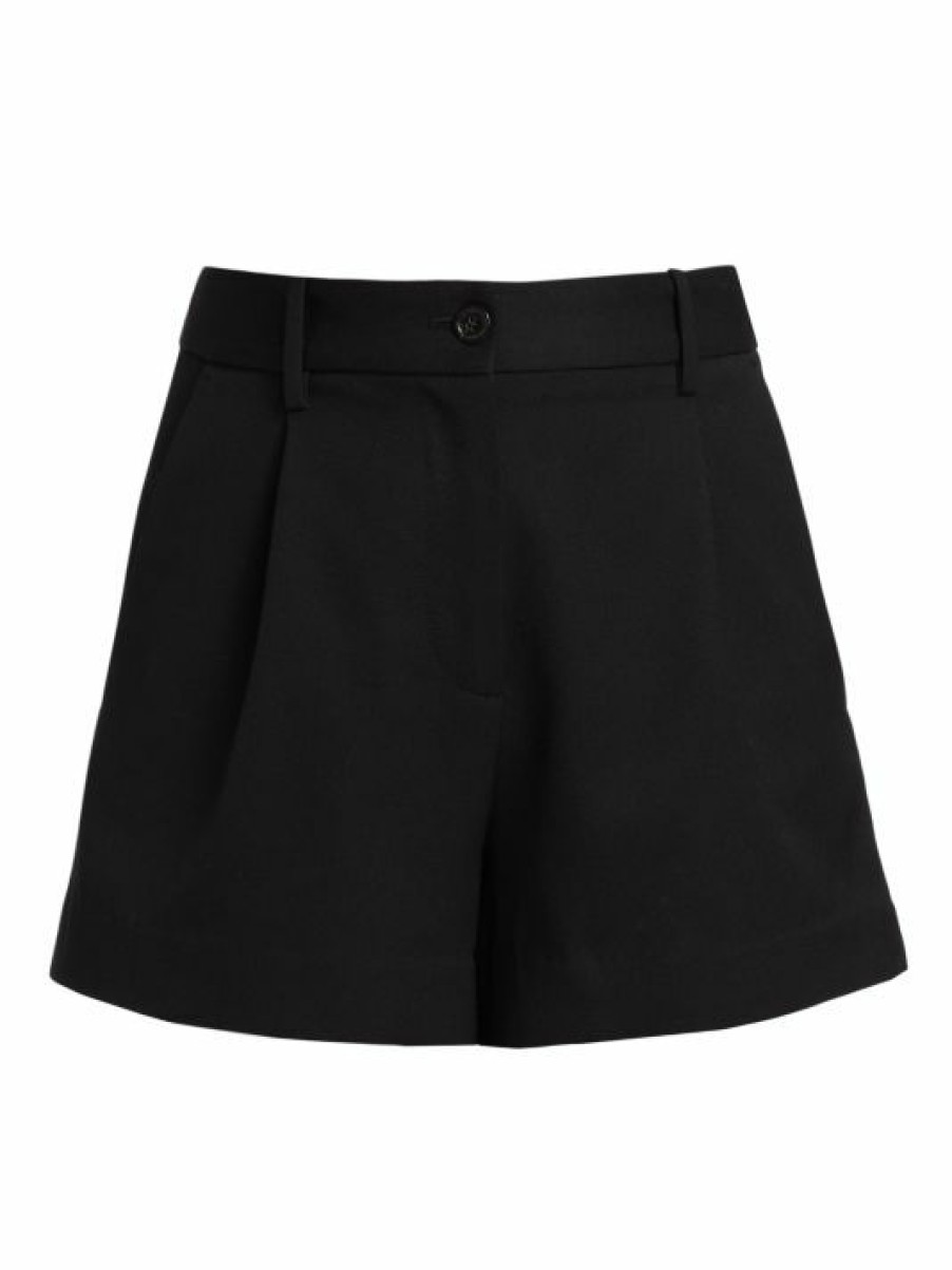 * Nili Lotan Beatrice Pleated Virgin Wool Shorts | Shorts