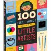 * Workman Publishing 2+ 100 First Words For Little Artists Board Book For Kids | Toys & Books