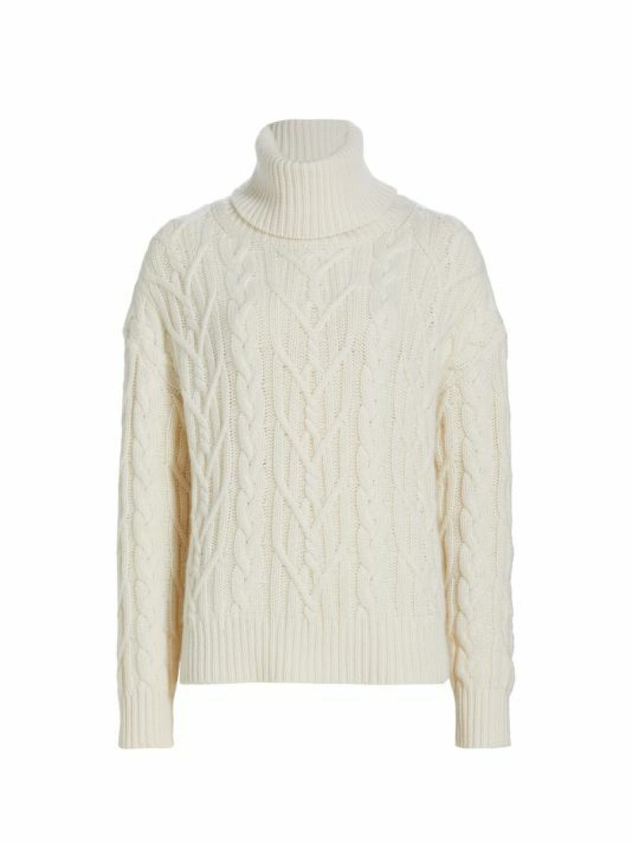 * Nili Lotan Gigi Cable Knit Cashmere Sweater | Sweaters