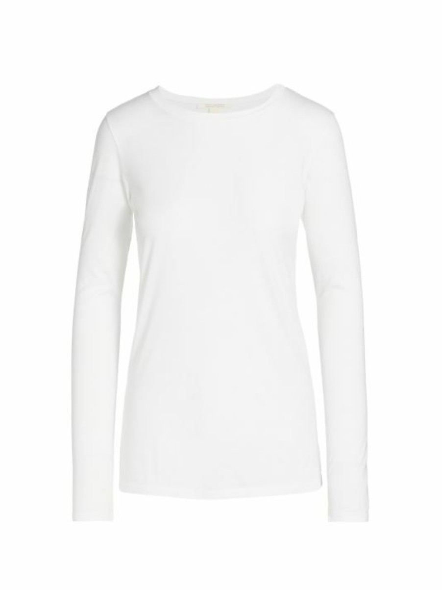 * Nili Lotan Fitted Long Sleeve T-Shirt | Tops