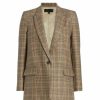 * Nili Lotan Diane Single-Breasted Plaid Blazer | Coats & Jackets