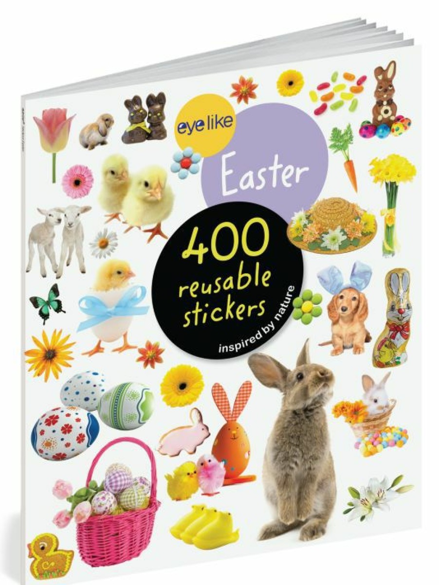 * Workman Publishing Reusable Easter Stickers For Kids | Toys & Books