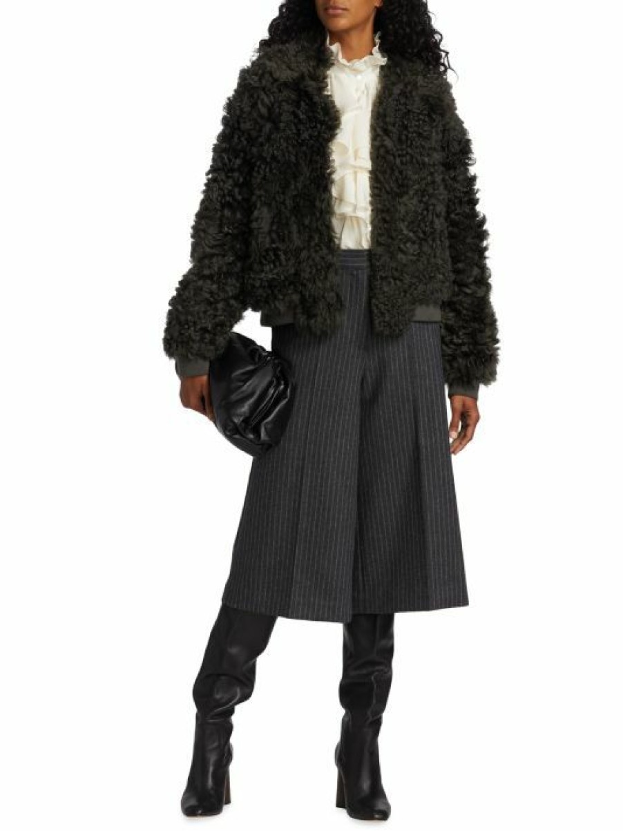 * Nili Lotan Tessa Shearling Bomber Jacket | Coats & Jackets