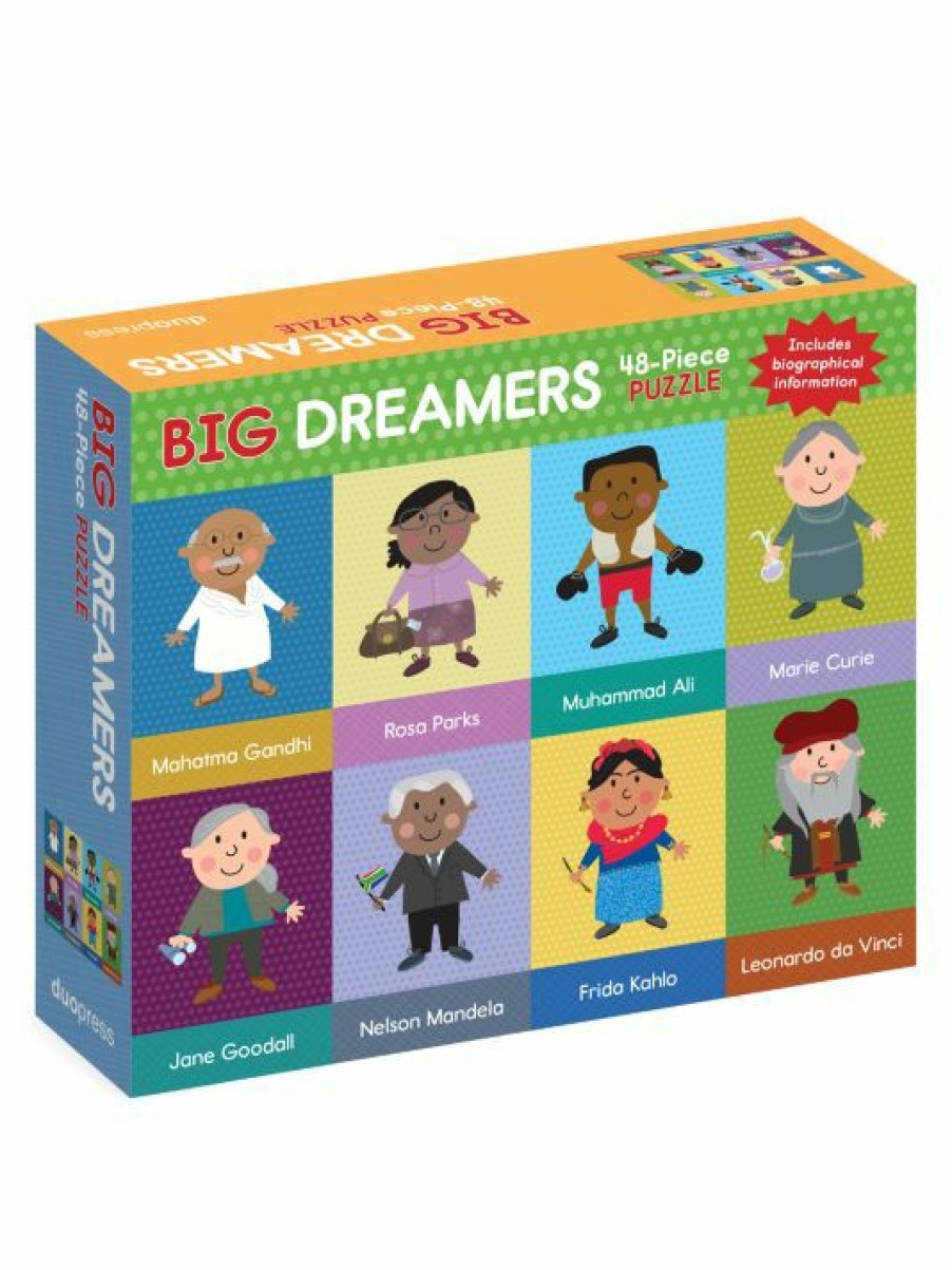 * Workman Publishing Big Dreamers 48-Piece Puzzle For Kids | Toys & Books