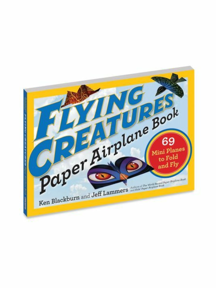 * Workman Publishing Flying Creatures Paper Airplane Book For Kids | Toys & Books