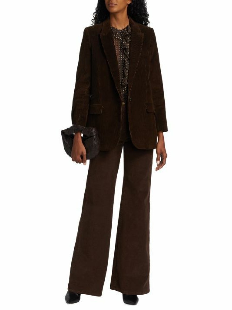 * Nili Lotan Diane Single-Breasted Corduroy Blazer | Coats & Jackets