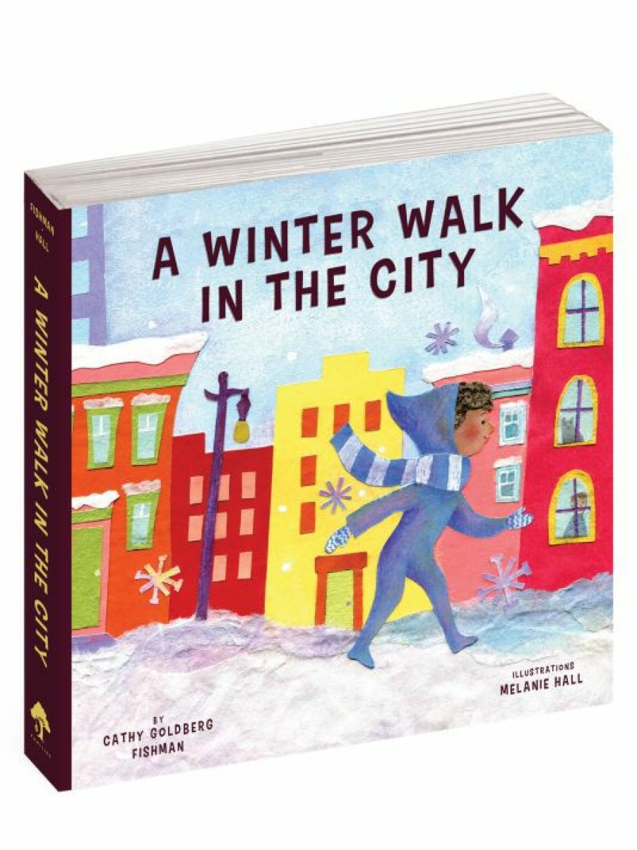 * Workman Publishing A Winter Walk In The City Board Book For Kids | Toys & Books