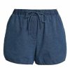 * Nili Lotan Tilly Chambray Drawstring Shorts | Shorts