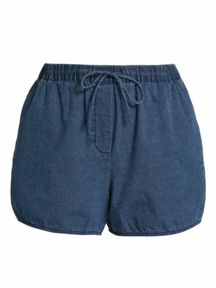 * Nili Lotan Tilly Chambray Drawstring Shorts | Shorts