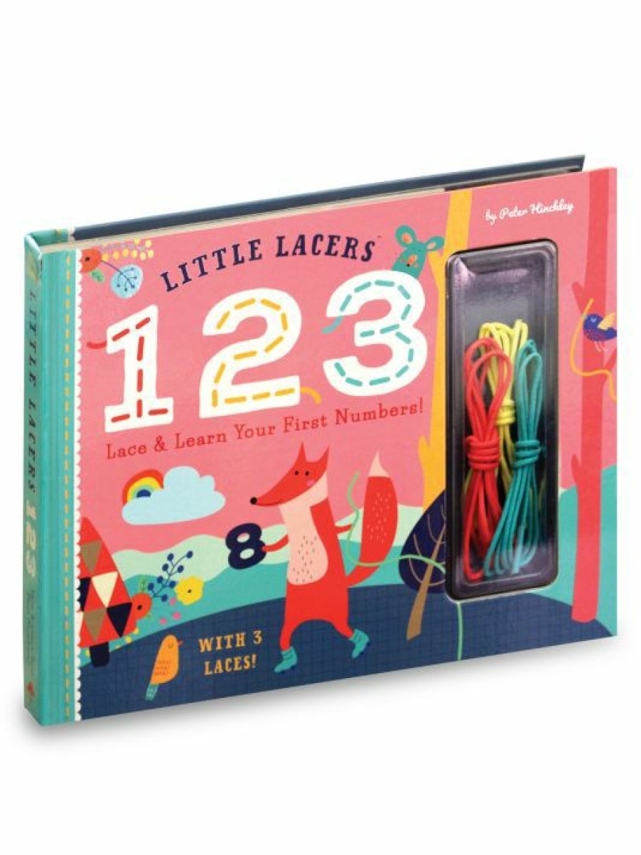 * Workman Publishing Little Lacers: 123 Numbering Board Book For Kids | Toys & Books