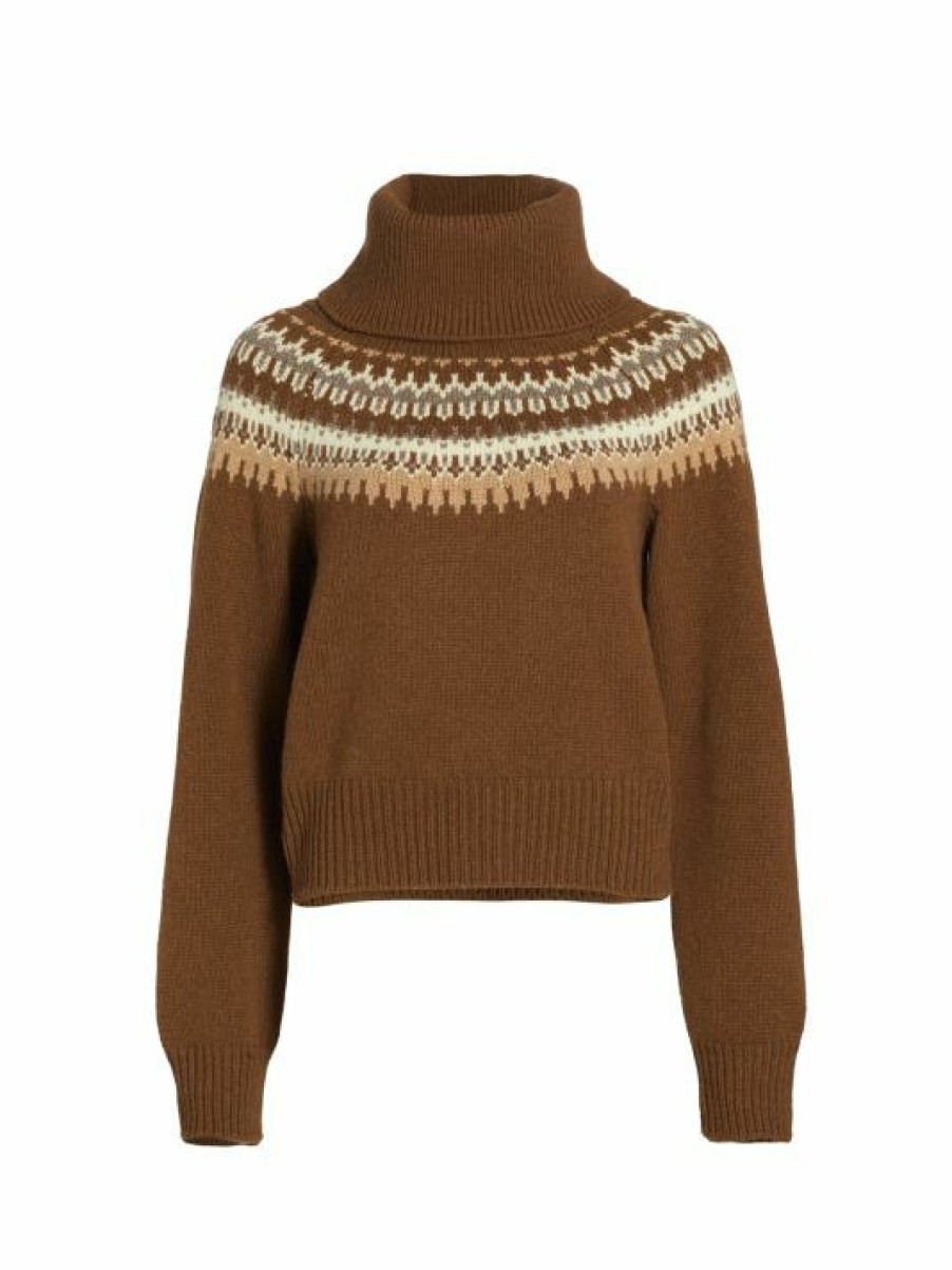 * Nili Lotan Alesander Fair-Isle Turtleneck Sweater | Tops