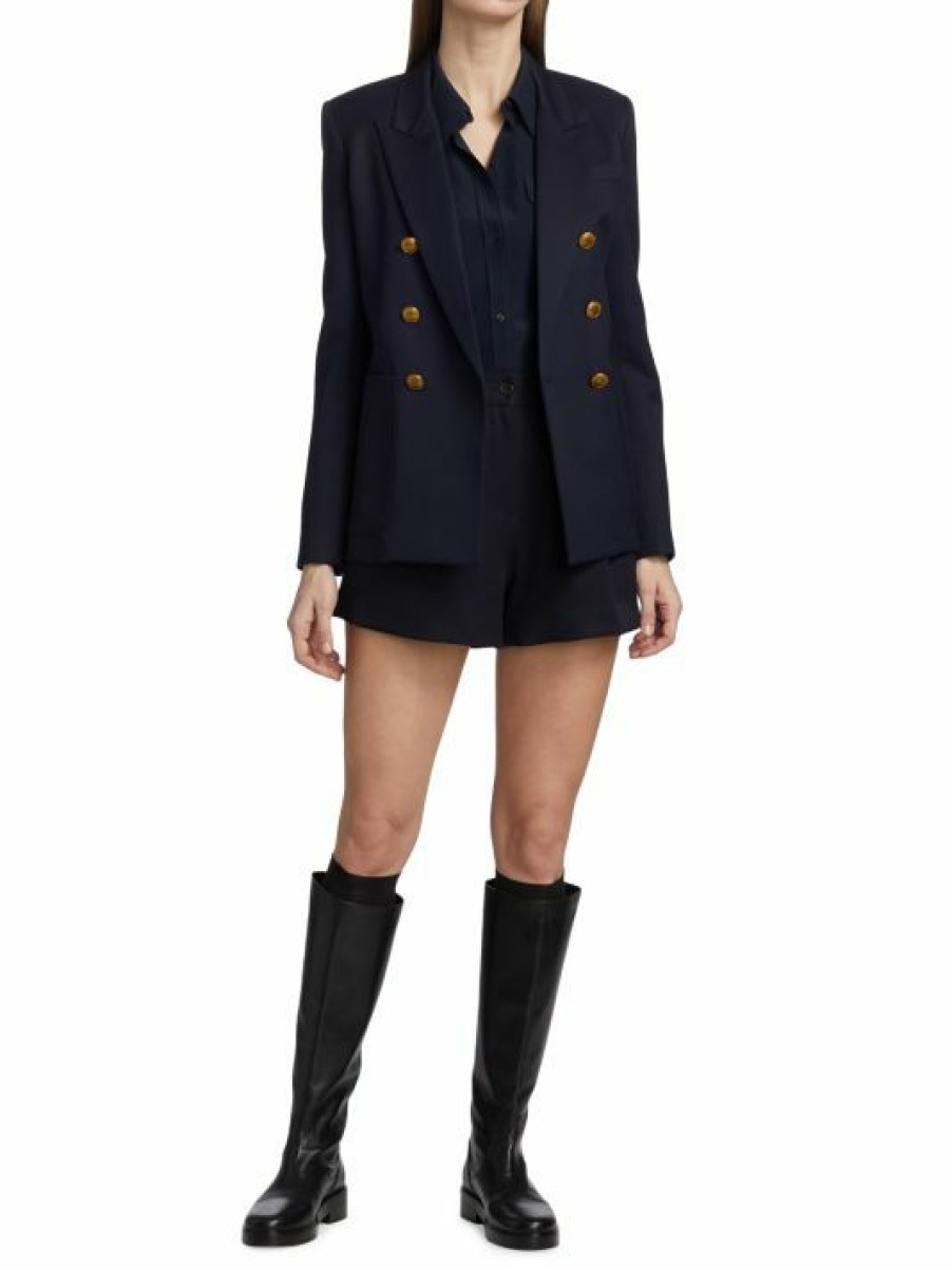 * Nili Lotan Nathalia Double-Breasted Wool Gabardine Blazer | Coats & Jackets