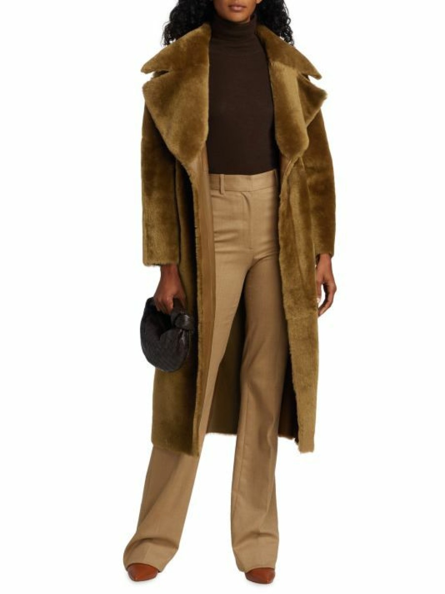 * Nili Lotan Avril Shearling Wrap Coat | Coats & Jackets