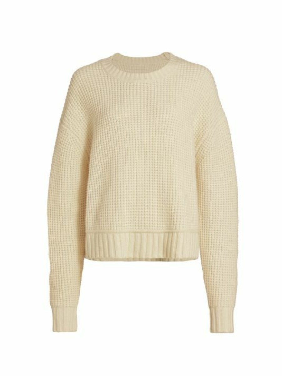 * Nili Lotan Felip Waffle-Knit Cashmere Sweater | Sweaters