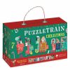 * Workman Publishing 26-Piece Christmas Puzzle Train For Kids | Toys & Books