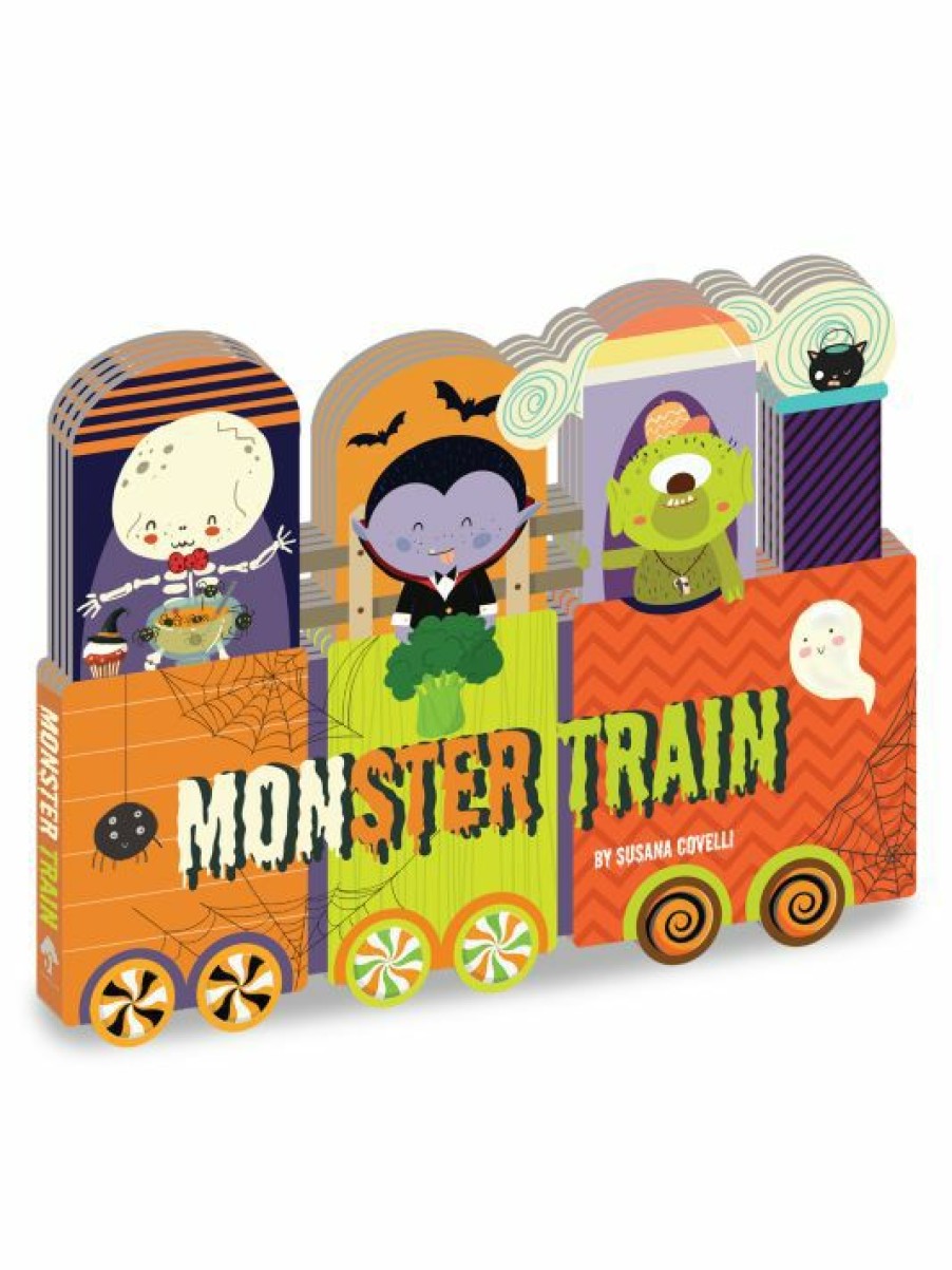 * Workman Publishing Kid'S Monster Train Halloween Board Book For Kids | Toys & Books