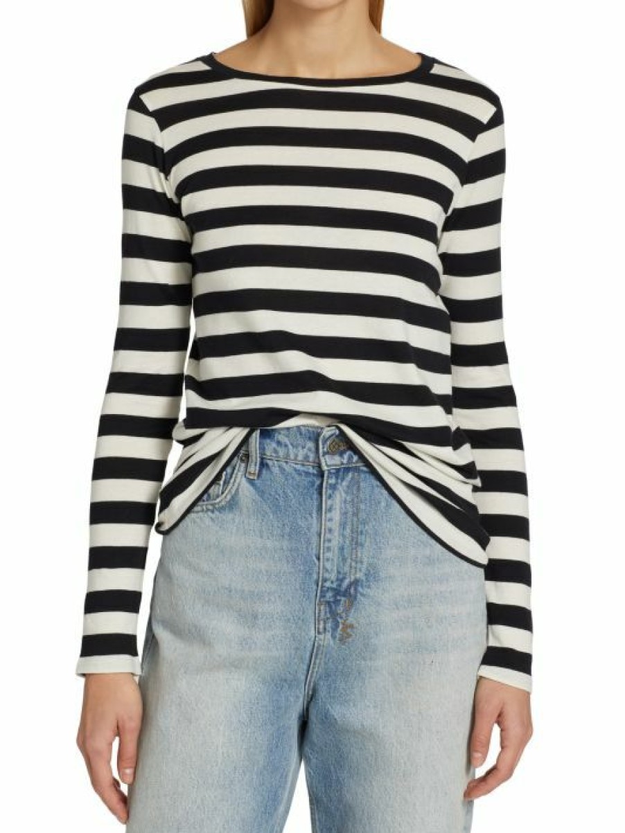 * Nili Lotan Striped Long Sleeve Top | Tops