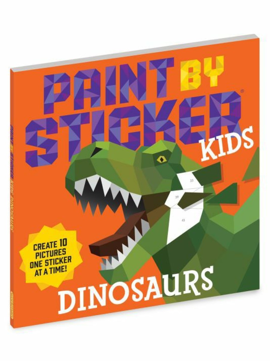 * Workman Publishing Paint By Sticker Kids: Dinosaurs For Kids | Toys & Books