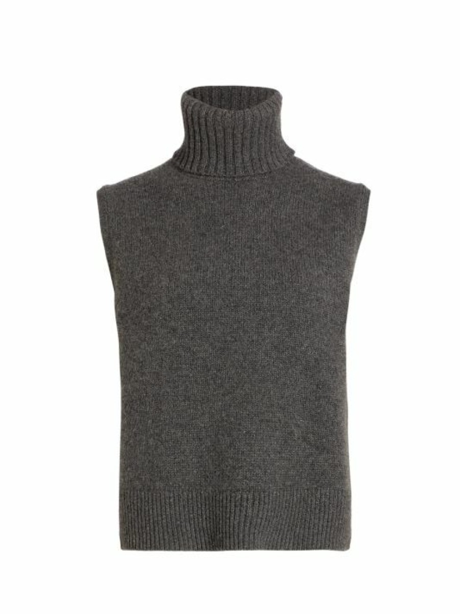 * Nili Lotan Arthur Sleeveless Turtleneck Sweater | Tops