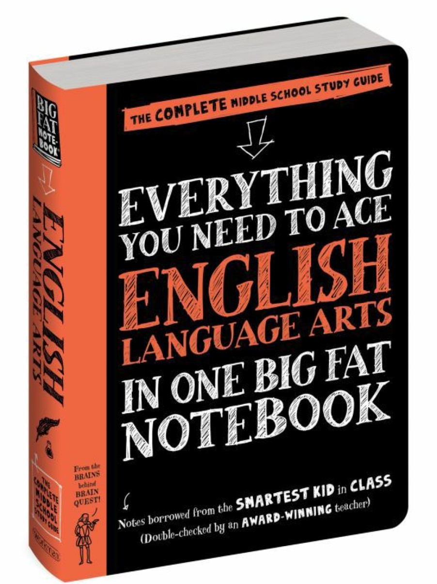 * Workman Publishing Middle School Big Fat Notebooks: English For Kids | Toys & Books