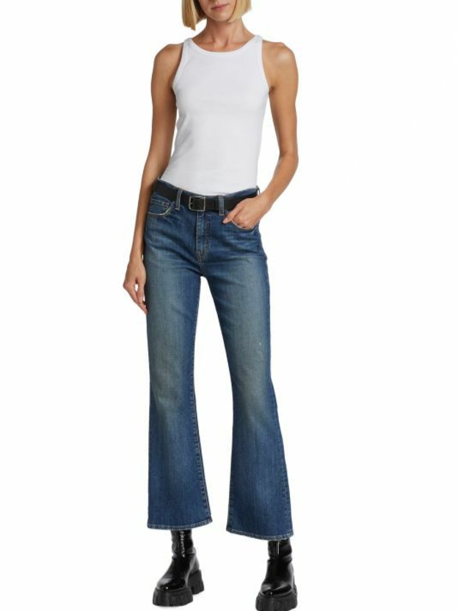 * Nili Lotan Bootcut Mid-Rise Jeans | Jeans